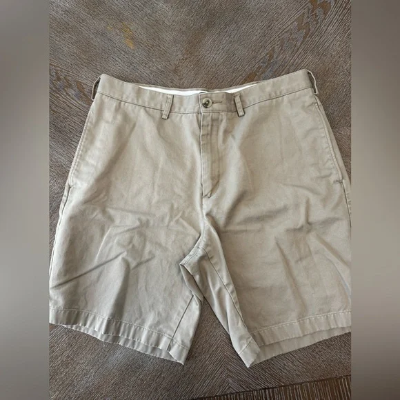 Lands' End Shorts Lands End Mens Beige Shorts Sz 35waist 35